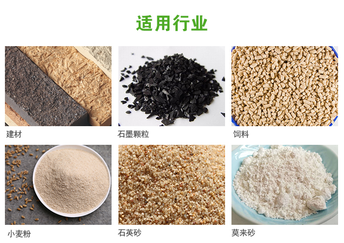 高頻振動篩主要用于化工，建材，石墨顆粒，飼料，小麥粉，石英砂，豆?jié){，果汁等各種物料的干法、濕法篩分、分級、脫水，過濾。